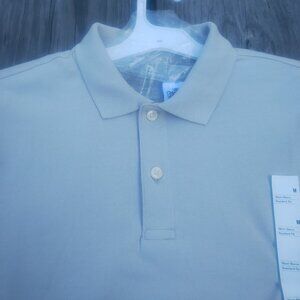 Men's Goodfellow & Co polo shirt ash gray size medium